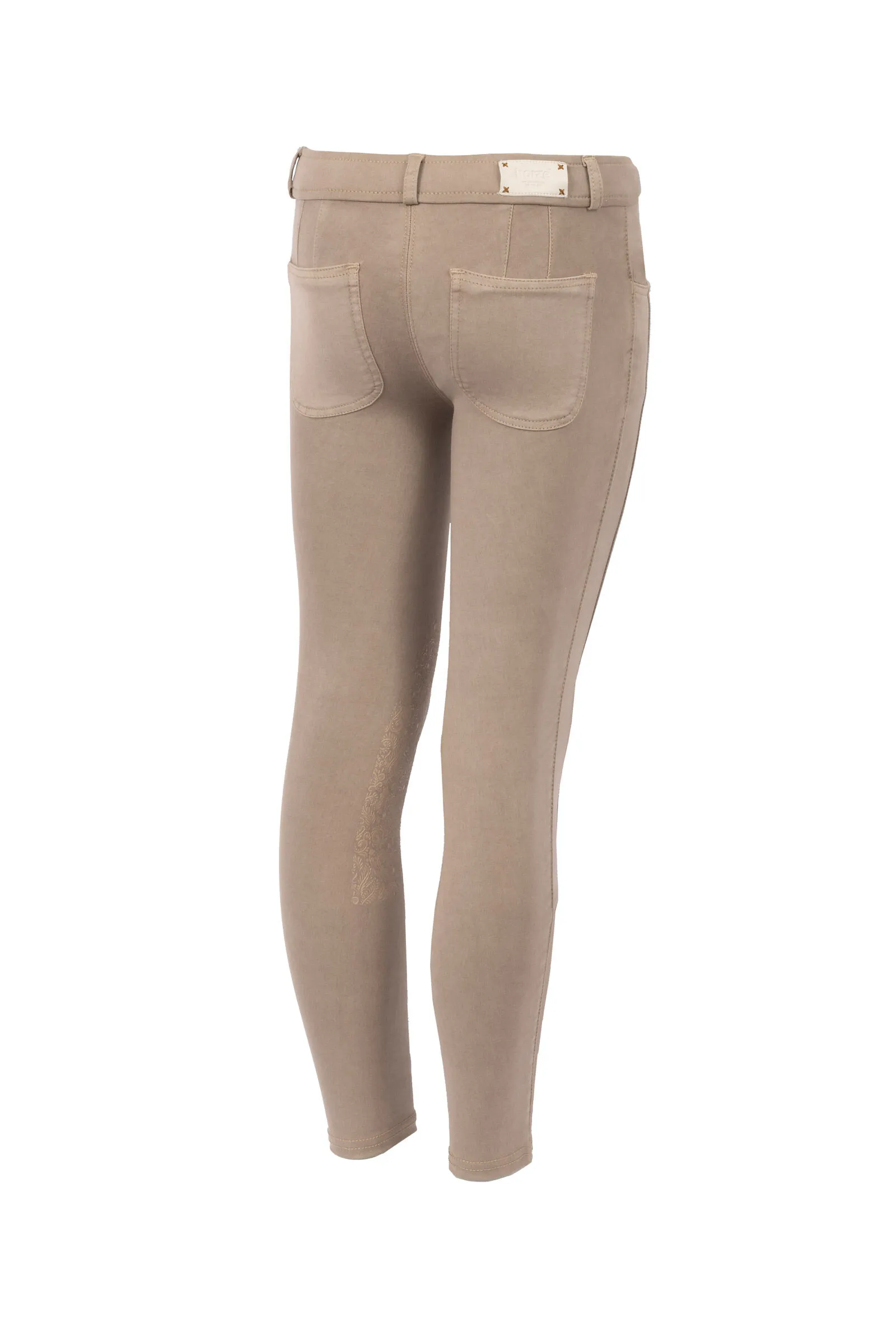 Horze Suki Pantaloni da equitazione con grip al ginocchio, da bambino