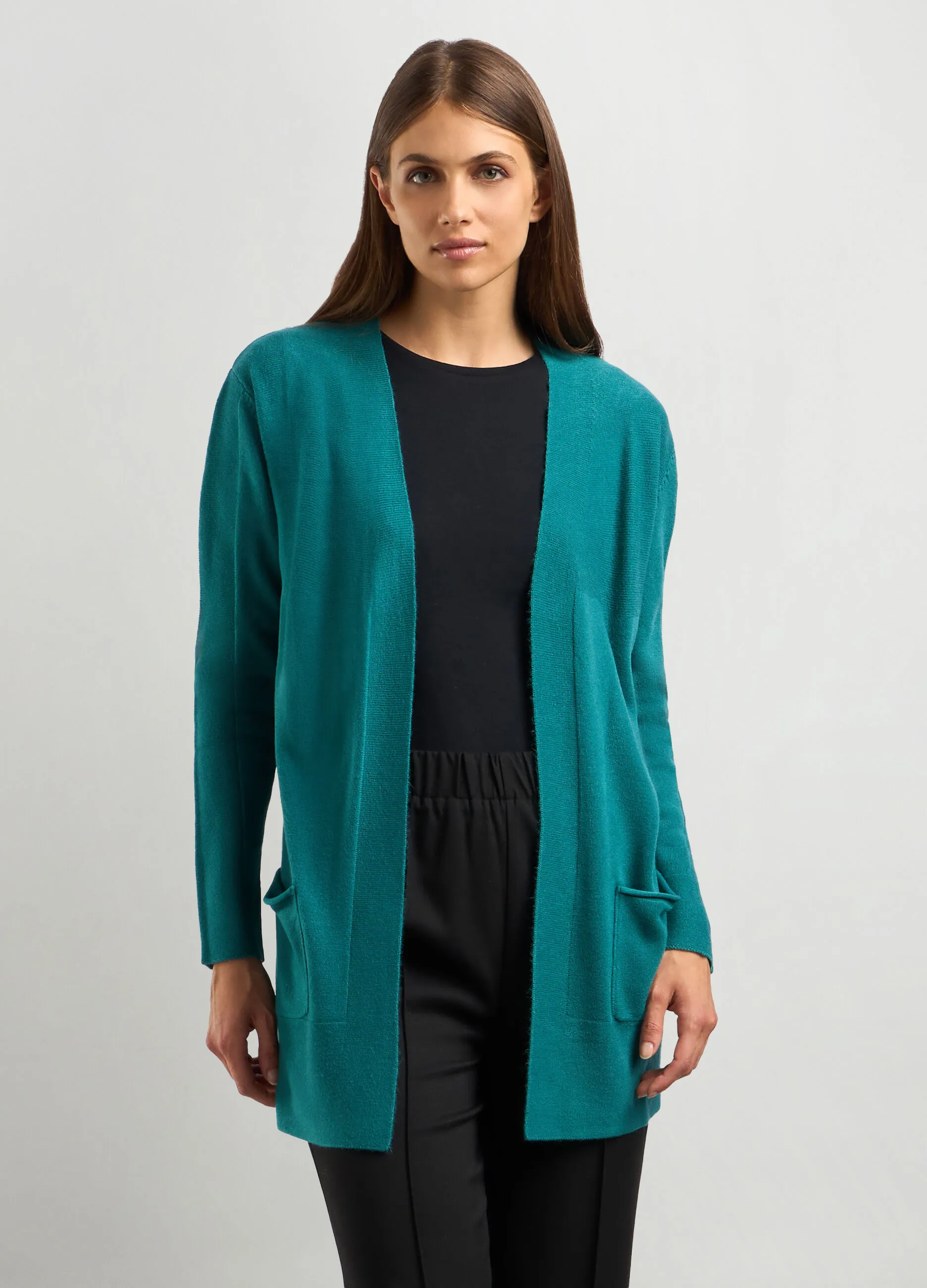 IWIE  Cardigan aperto tricot donna