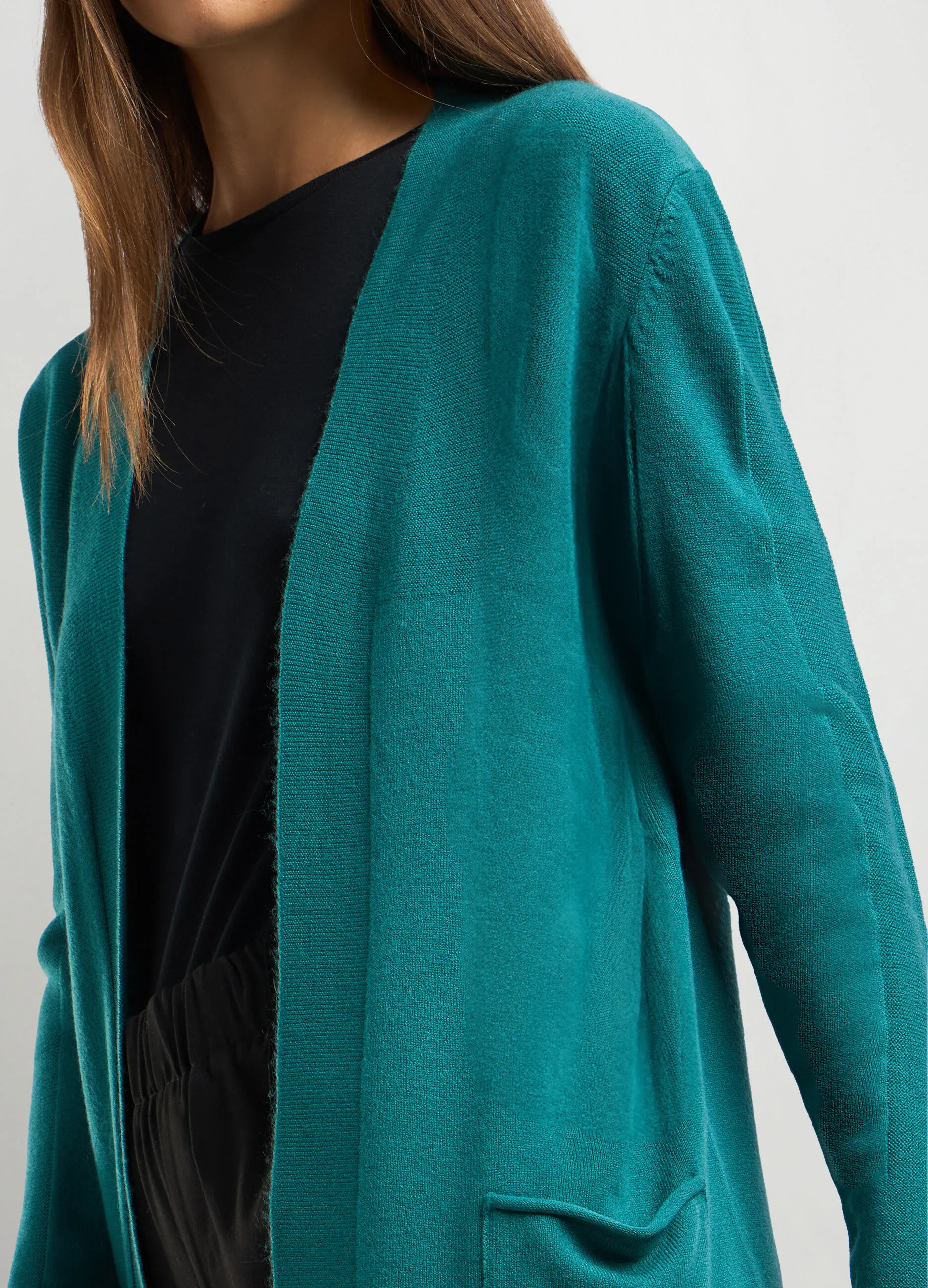 IWIE  Cardigan aperto tricot donna