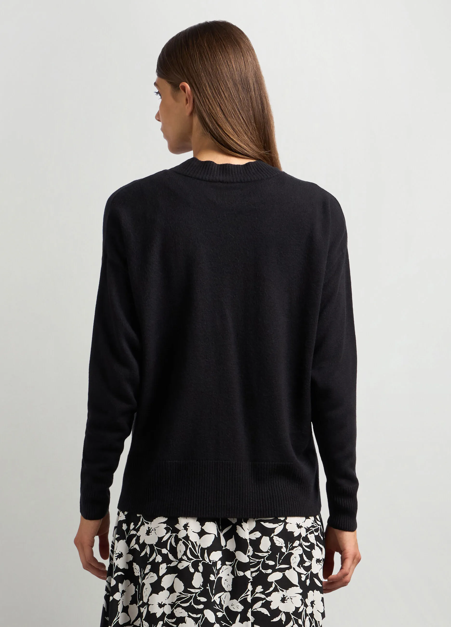 IWIE  Cardigan tricot con scollo a V donna