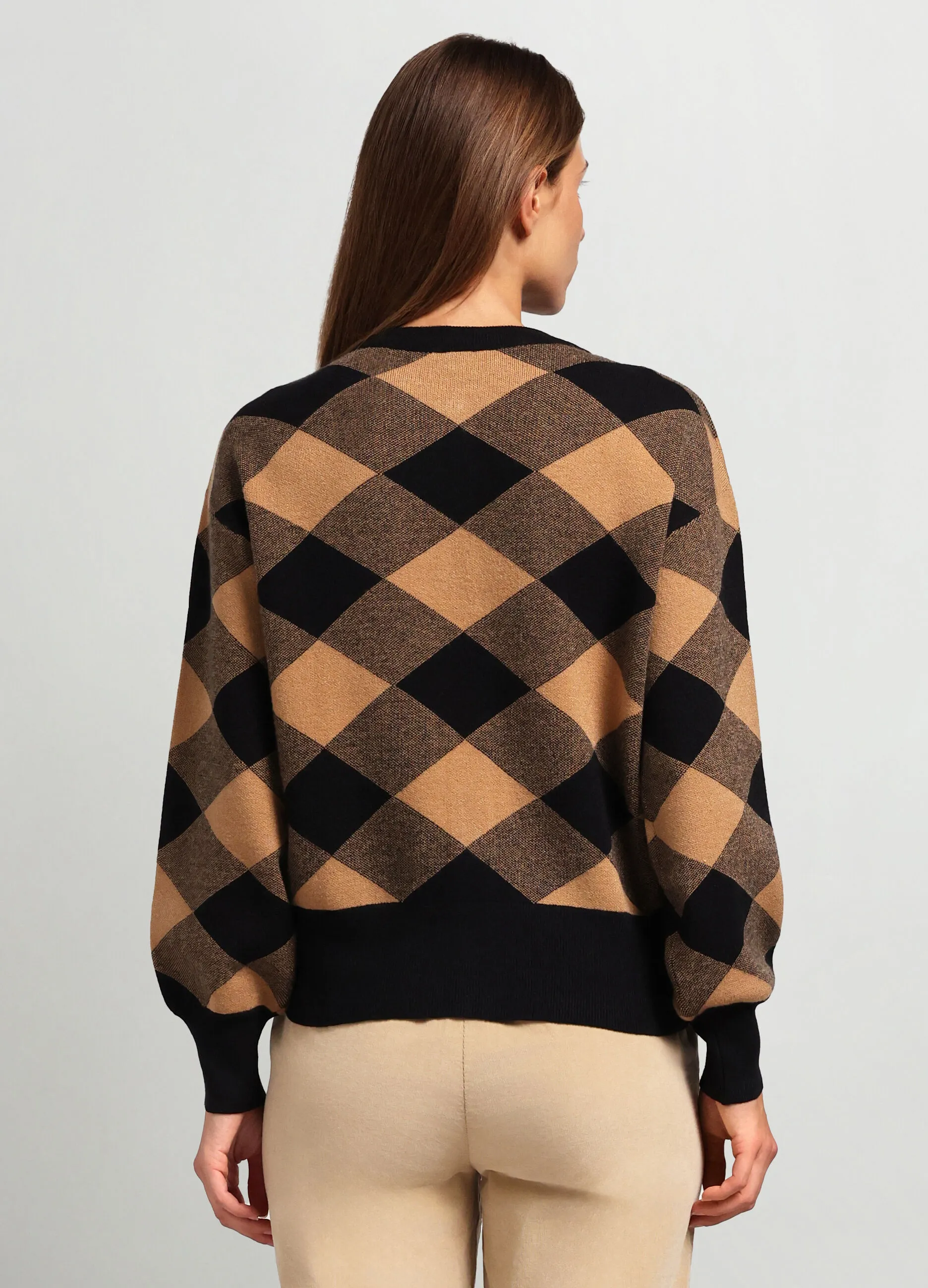 IWIE  Cardigan tricot misto viscosa donna