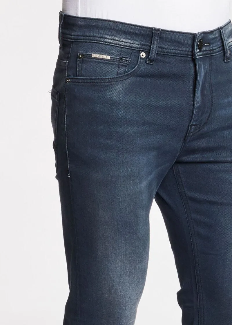 Jeans in denim di cotone ecosostenibile