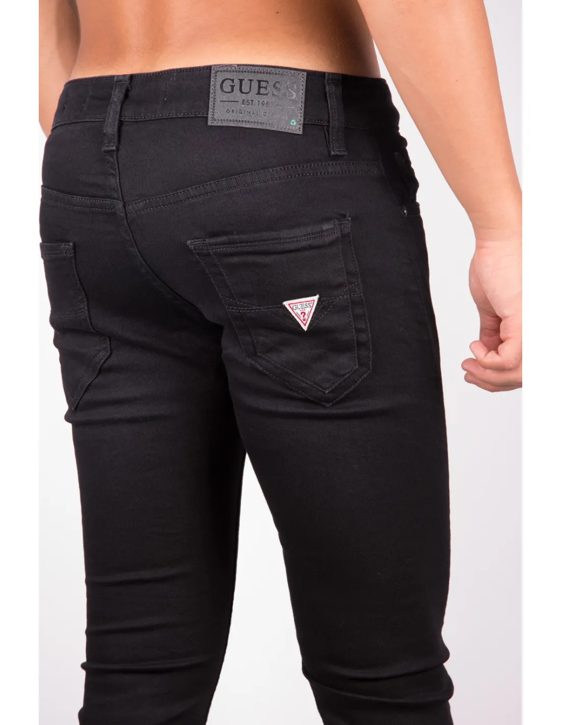 Jeans nero uomo Miami Guess