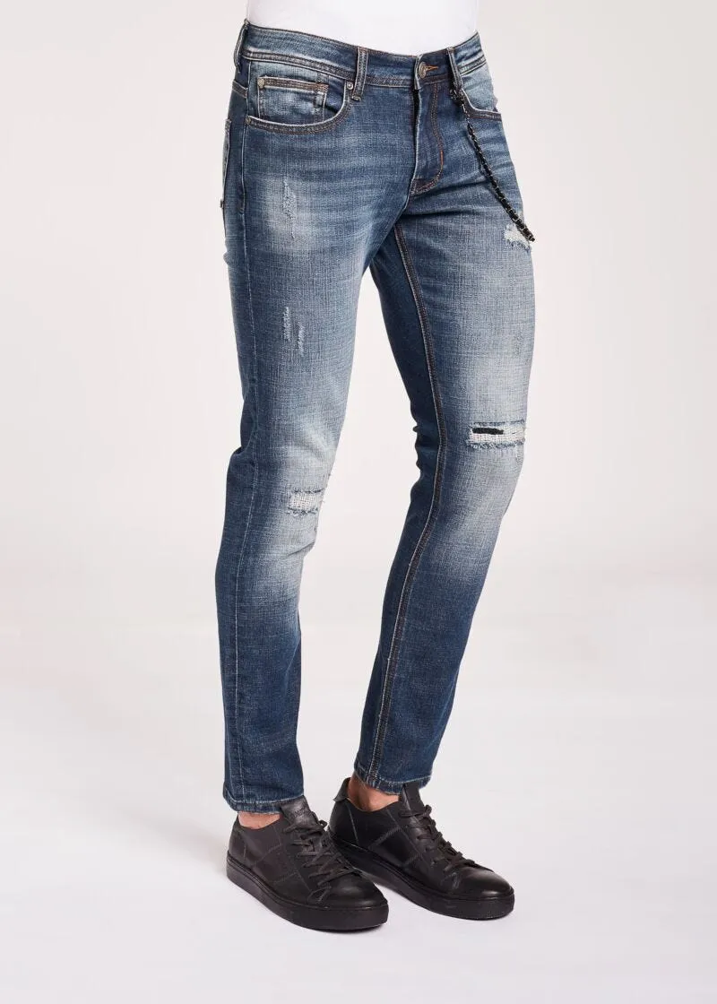 Jeans skinny in denim