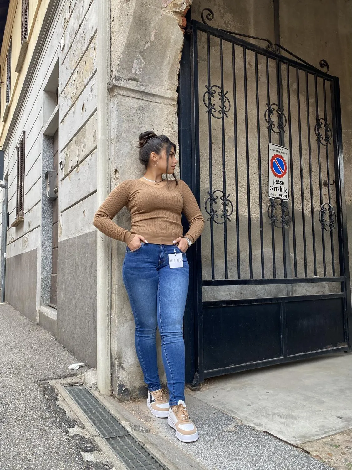 Jeans skinny lavaggio medio DESIRES