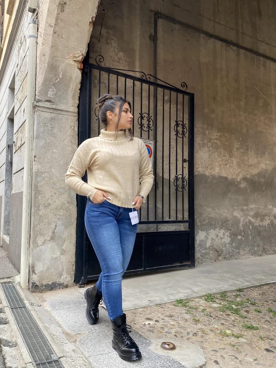Jeans skinny lavaggio medio DESIRES