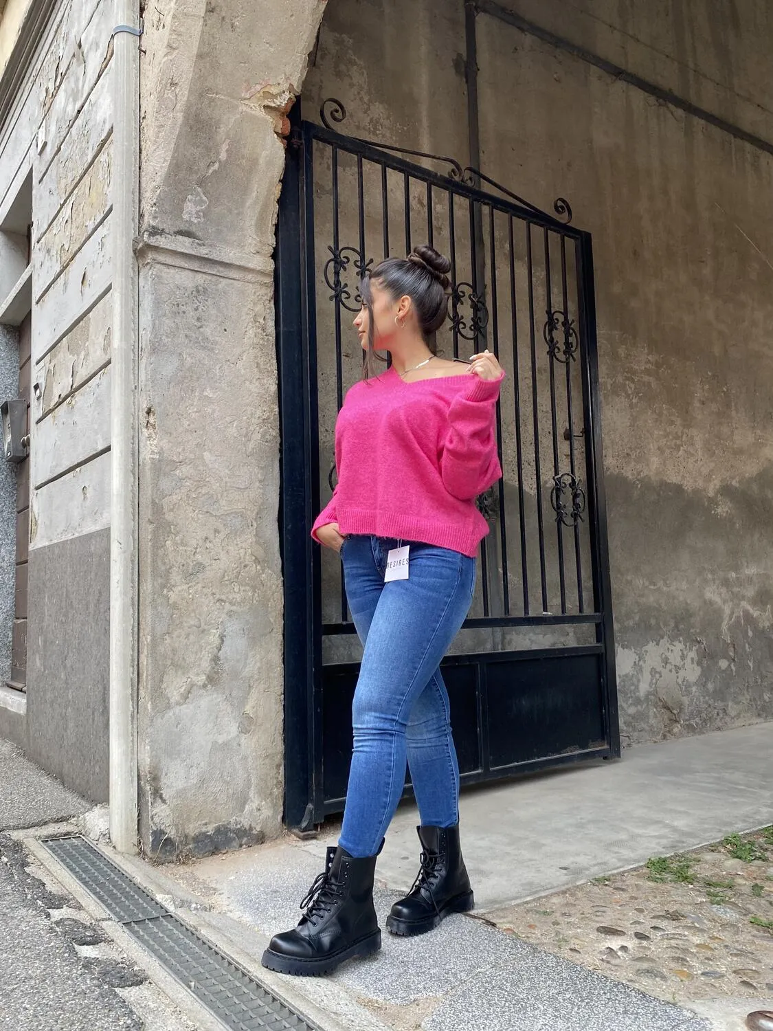 Jeans skinny lavaggio medio DESIRES