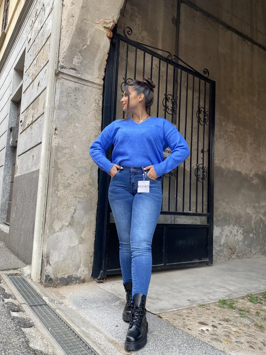 Jeans skinny lavaggio medio DESIRES