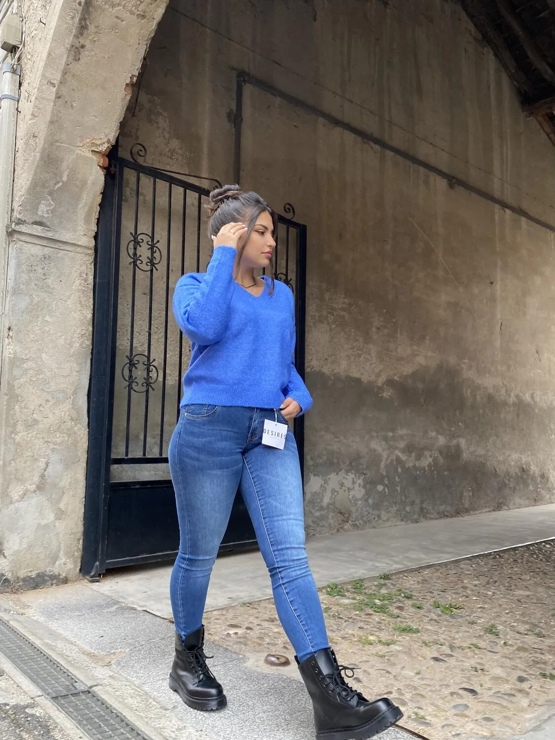 Jeans skinny lavaggio medio DESIRES