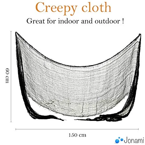 Jonami Decorazioni Halloween Casa XXL - Festone Happy Halloween, Festoni, Palloncini, Ragnatela, Pipistrelli 3D, Scheletro Artic