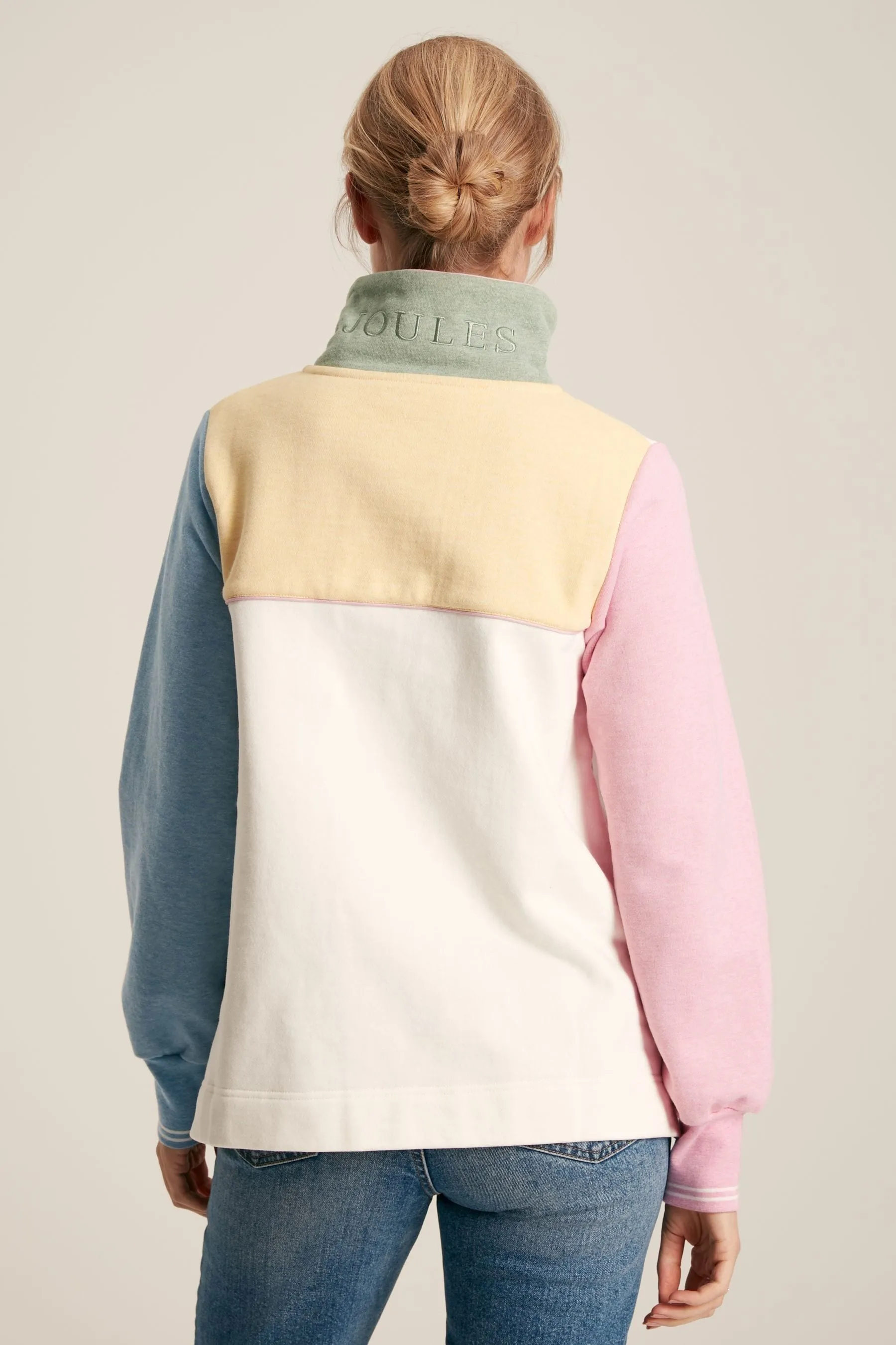 Joules Burnham - Felpa Collo a imbuto zip corta