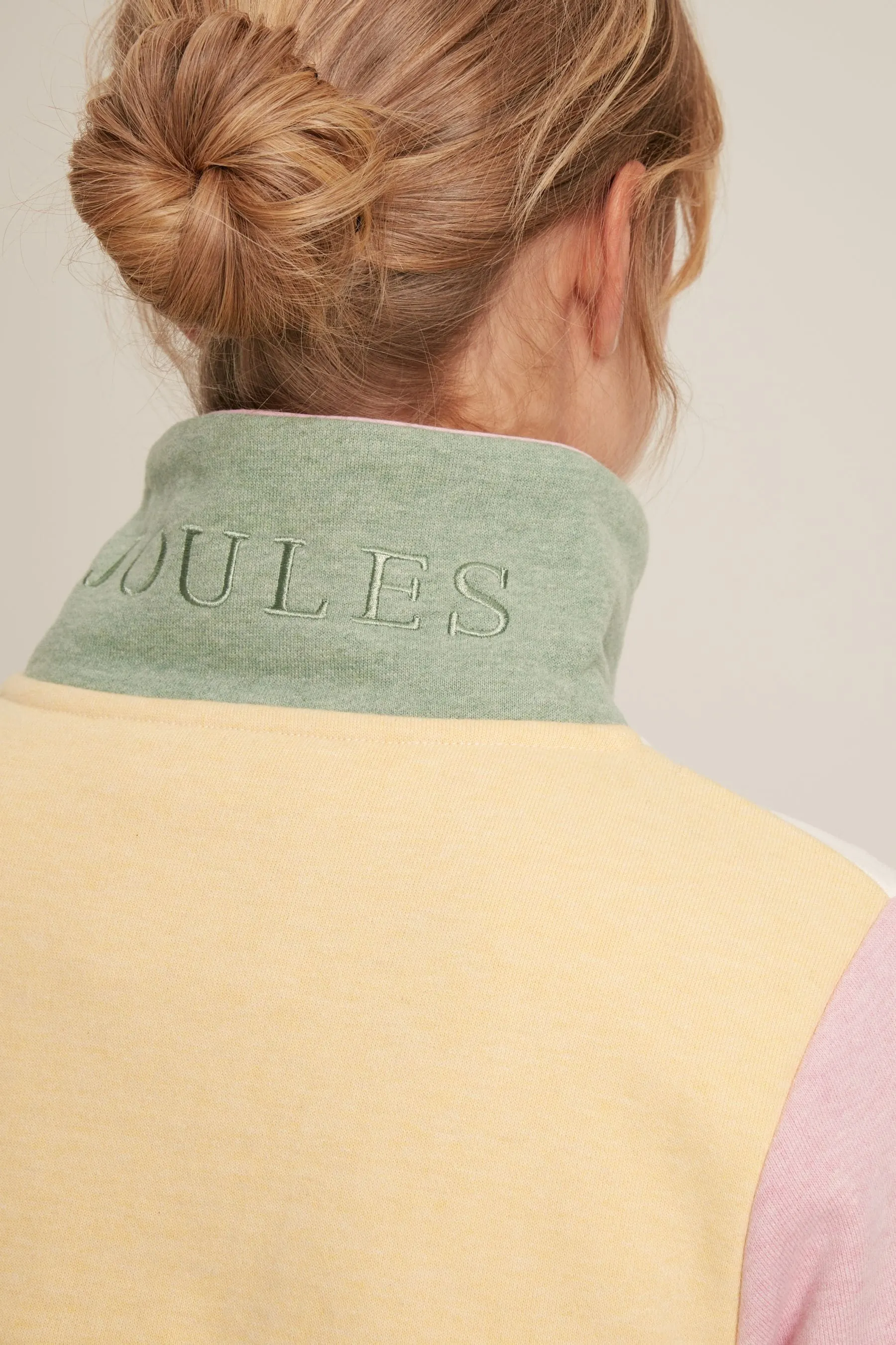 Joules Burnham - Felpa Collo a imbuto zip corta