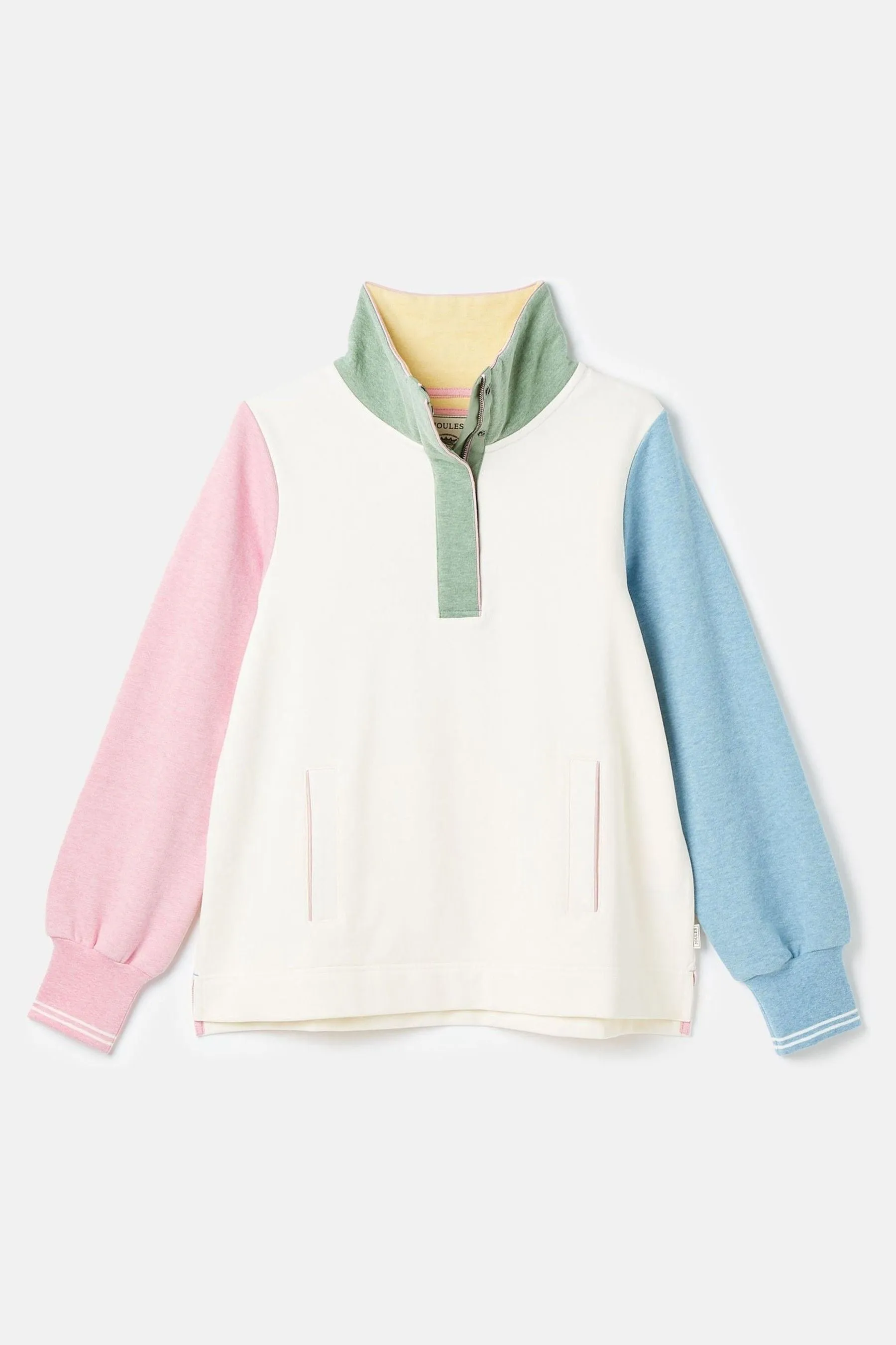 Joules Burnham - Felpa Collo a imbuto zip corta