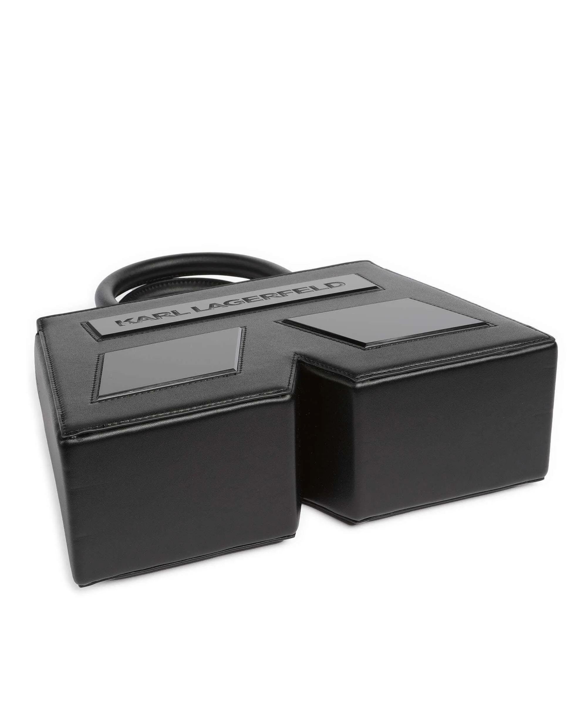  Karl Lagerfeld Ikon K Borsa a mano pelle riciclato nero  