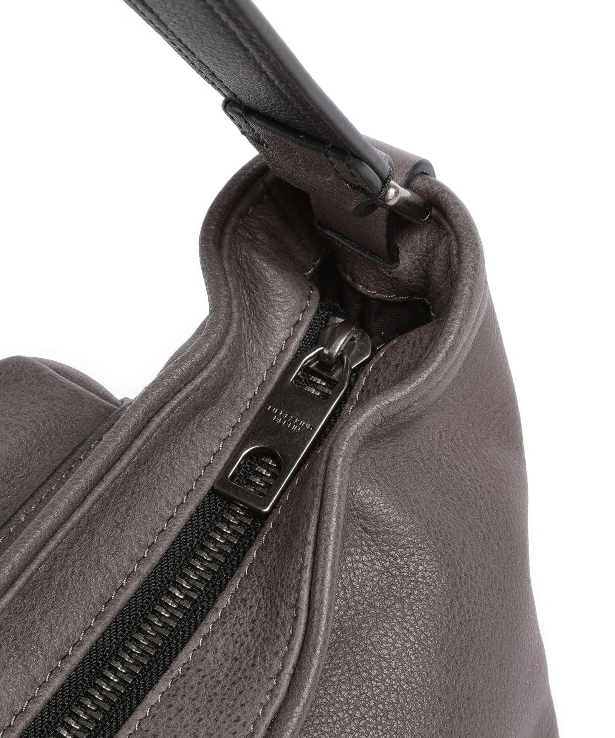  Liebeskind LK 204 3D Leather S Borsa a spalla pelle di vacchetta finemente grana grigio scuro  