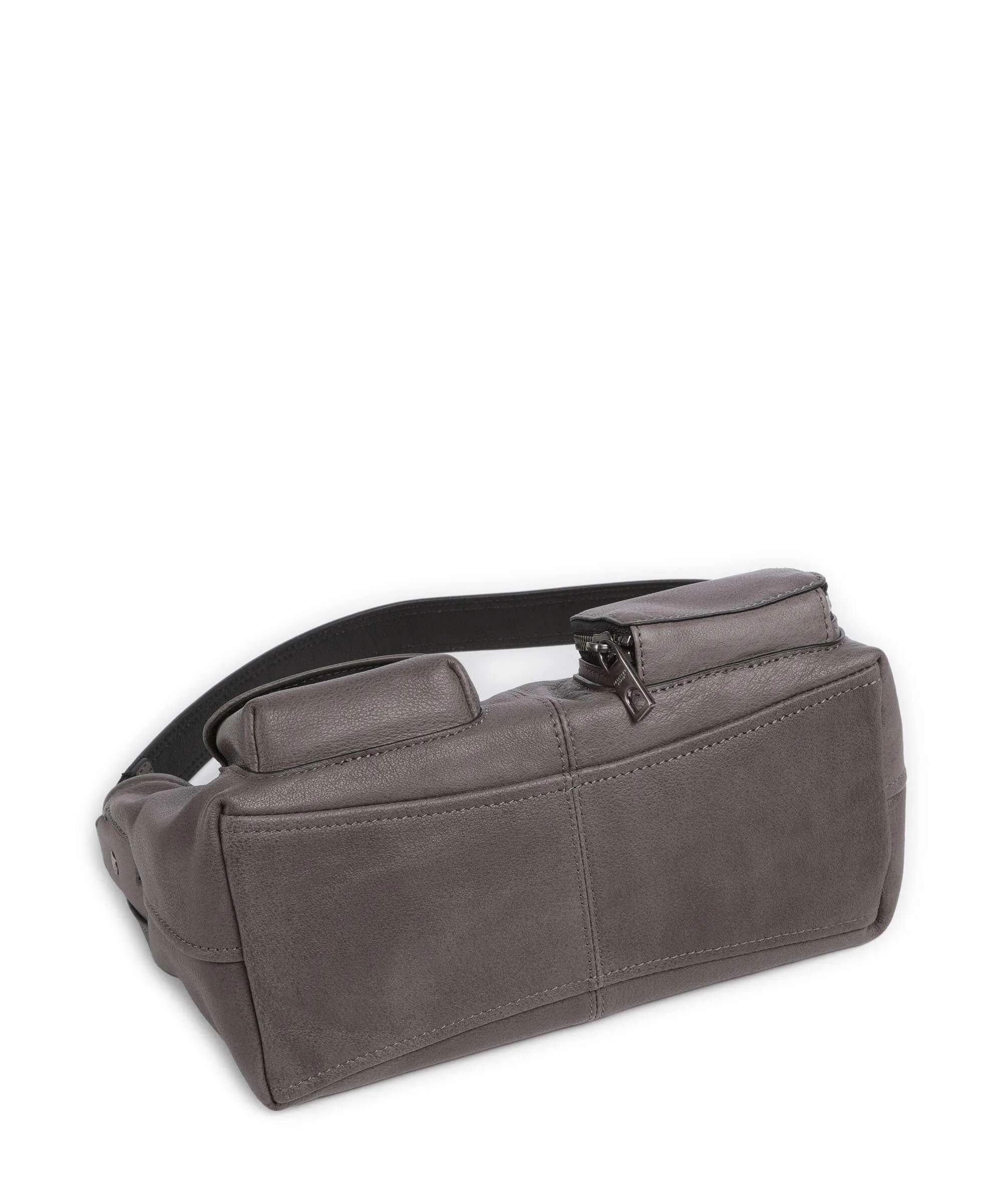  Liebeskind LK 204 3D Leather S Borsa a spalla pelle di vacchetta finemente grana grigio scuro  