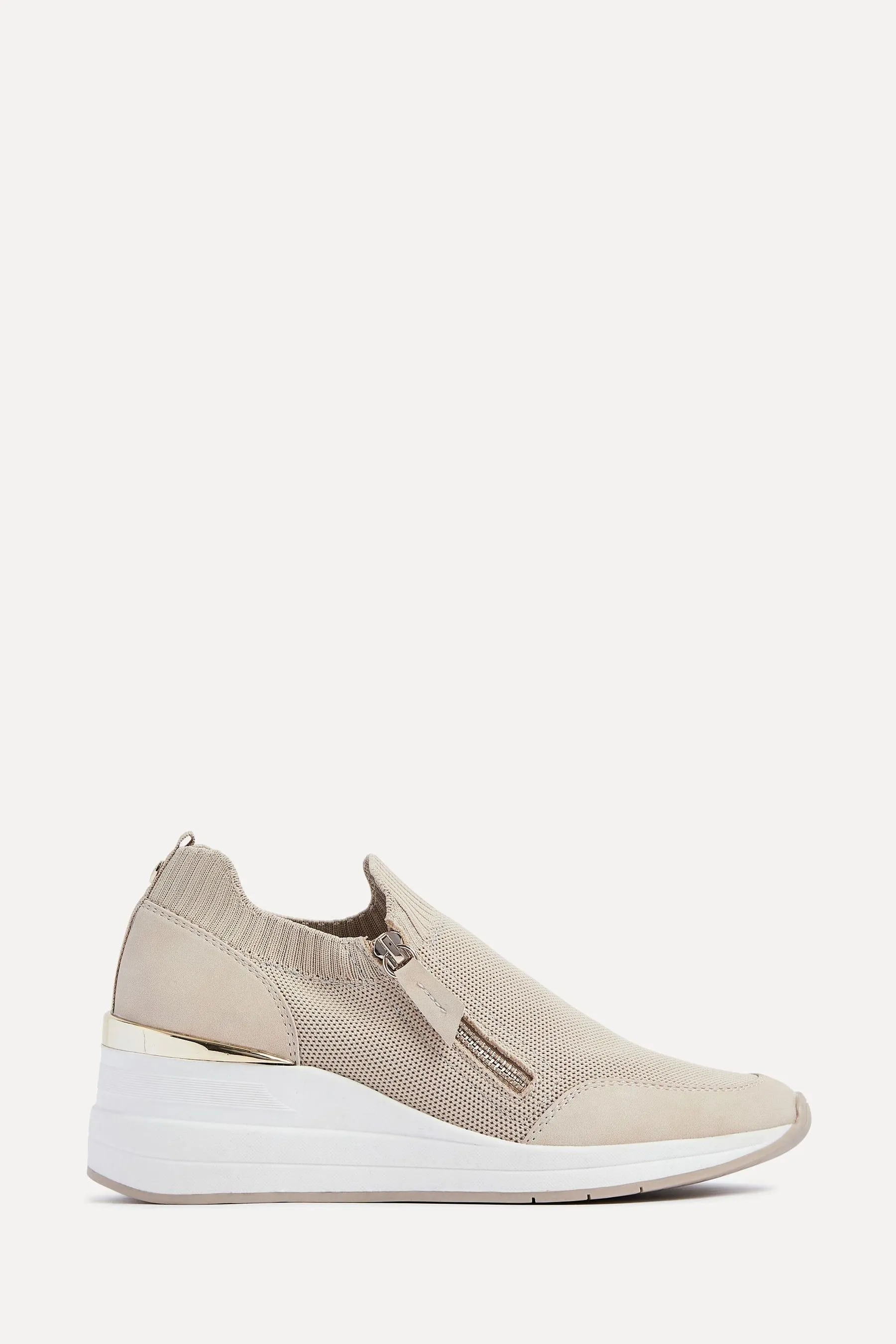 Linzi Adler - Flyknit - Sneakers con zeppa e zip