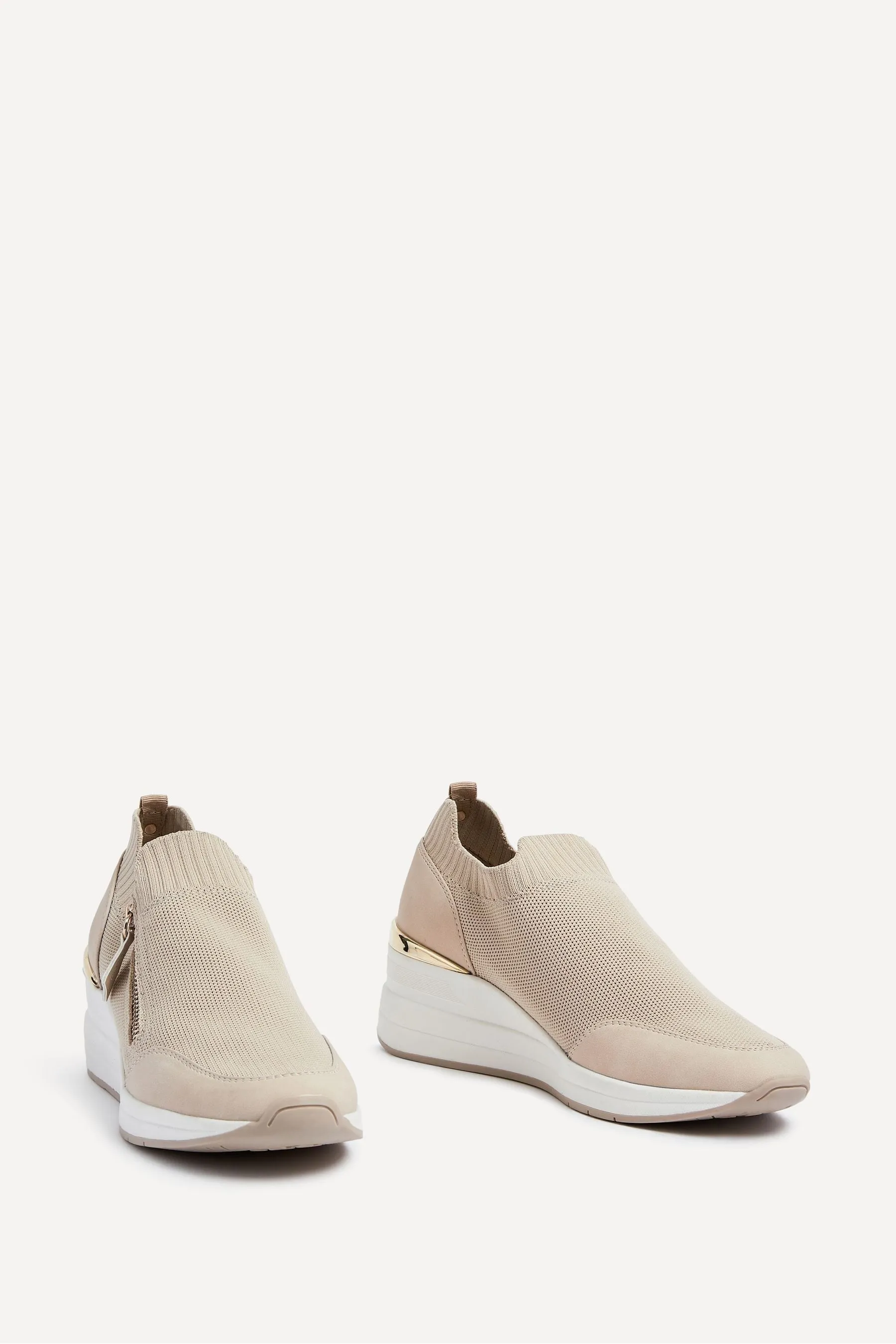 Linzi Adler - Flyknit - Sneakers con zeppa e zip