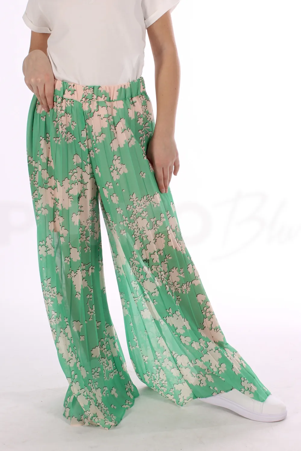 LIU JO | PANTALONE PALAZZO PLISSÈ - Punto Blu