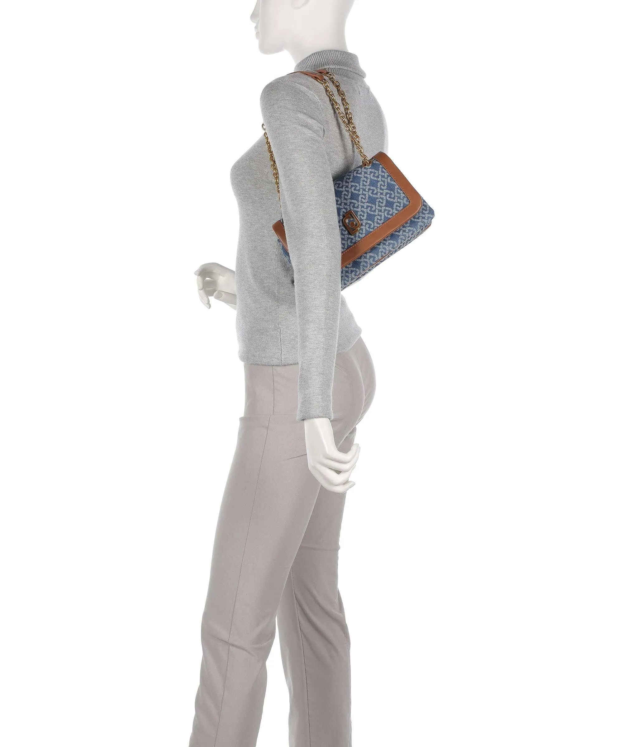  Liu Jo Brionia Borsa a spalla poliestere blu  
