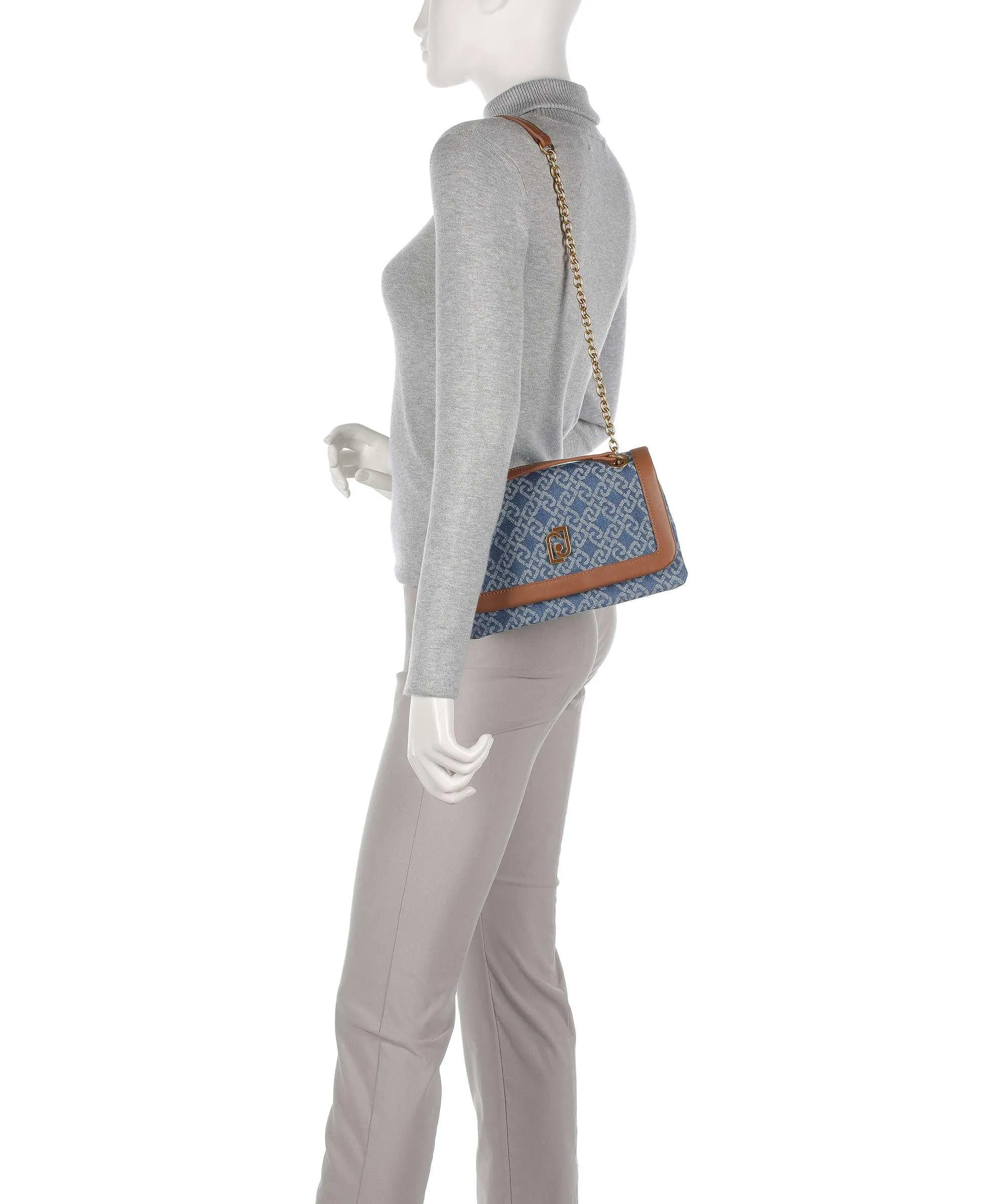  Liu Jo Brionia Borsa a spalla poliestere blu  