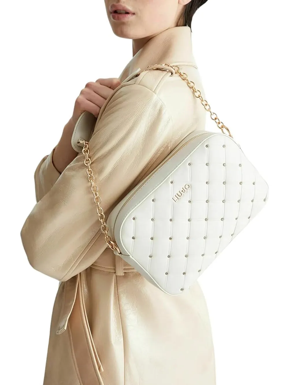 LIU.JO Borsa a Tracolla Donna - Beige modello AA4093E0426