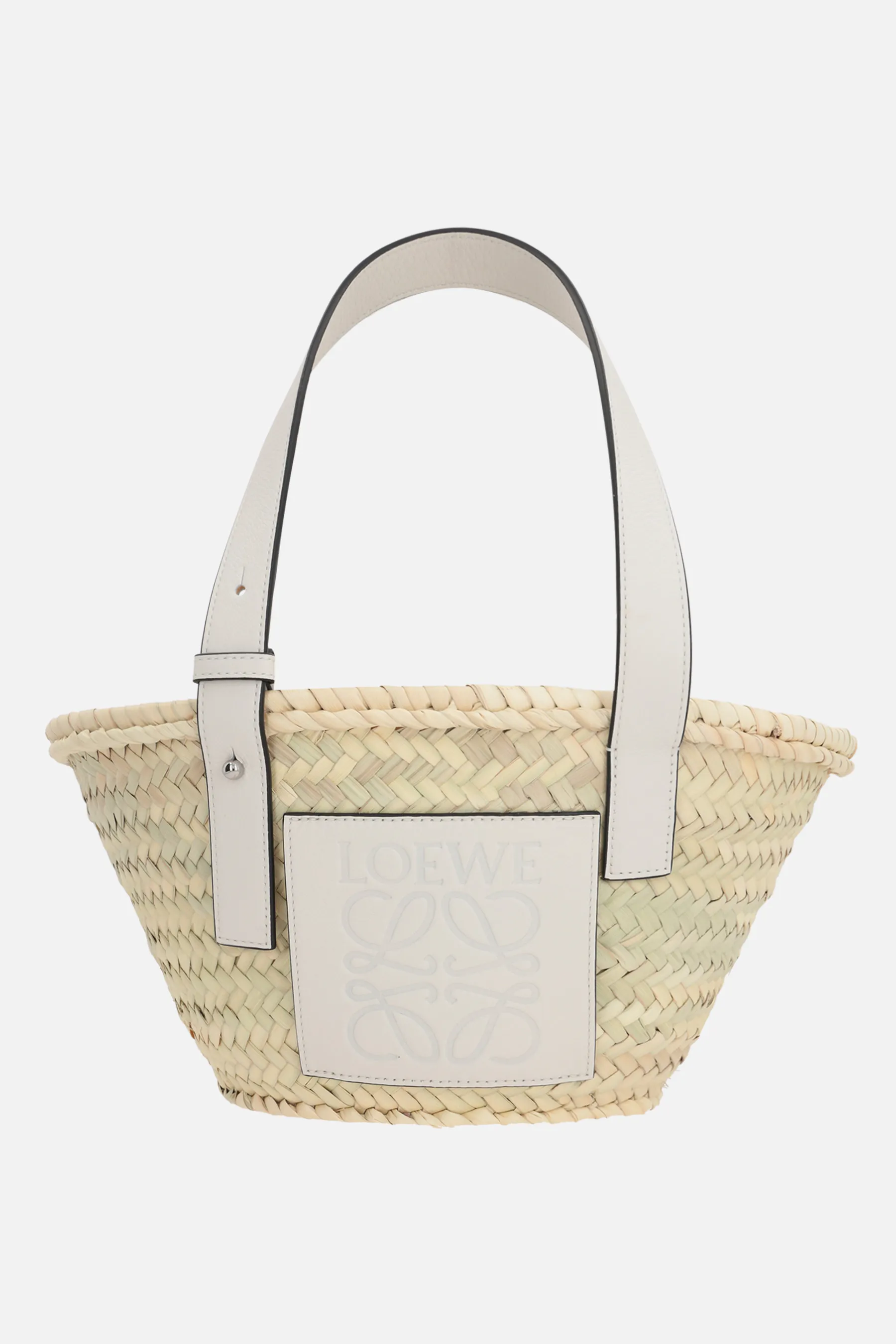 LOEWE borsa a secchiello small in paglia