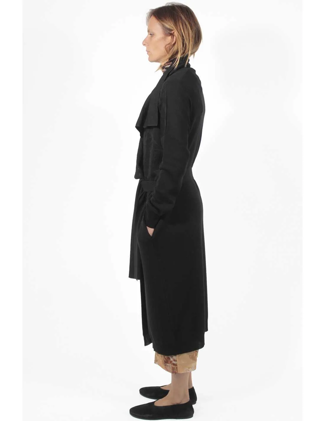   Long Belt Cardigan 