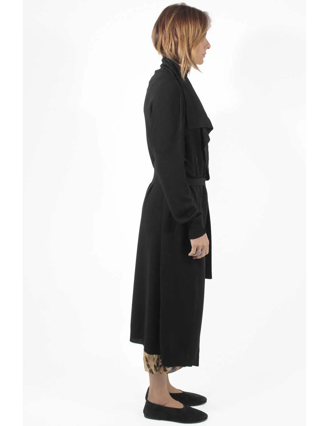   Long Belt Cardigan 