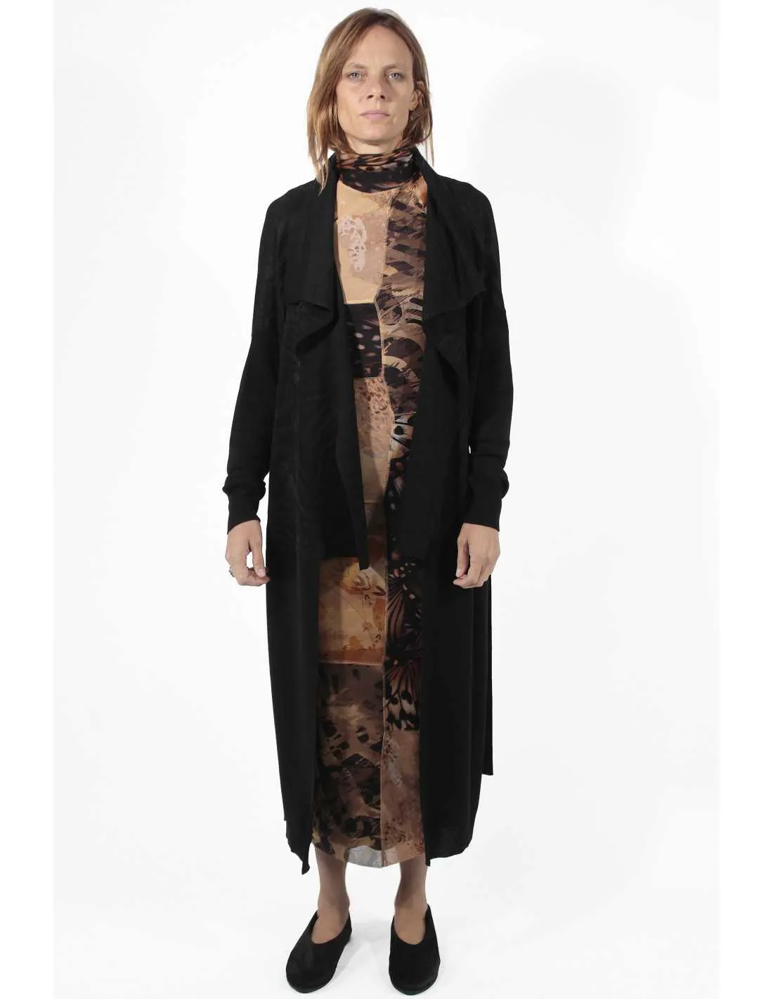   Long Belt Cardigan 