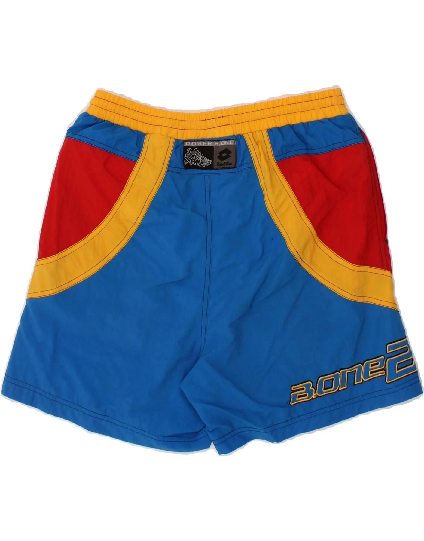 LOTTO Mens Graphic Swimming Shorts UK 40/42 Large  Red Colourblock