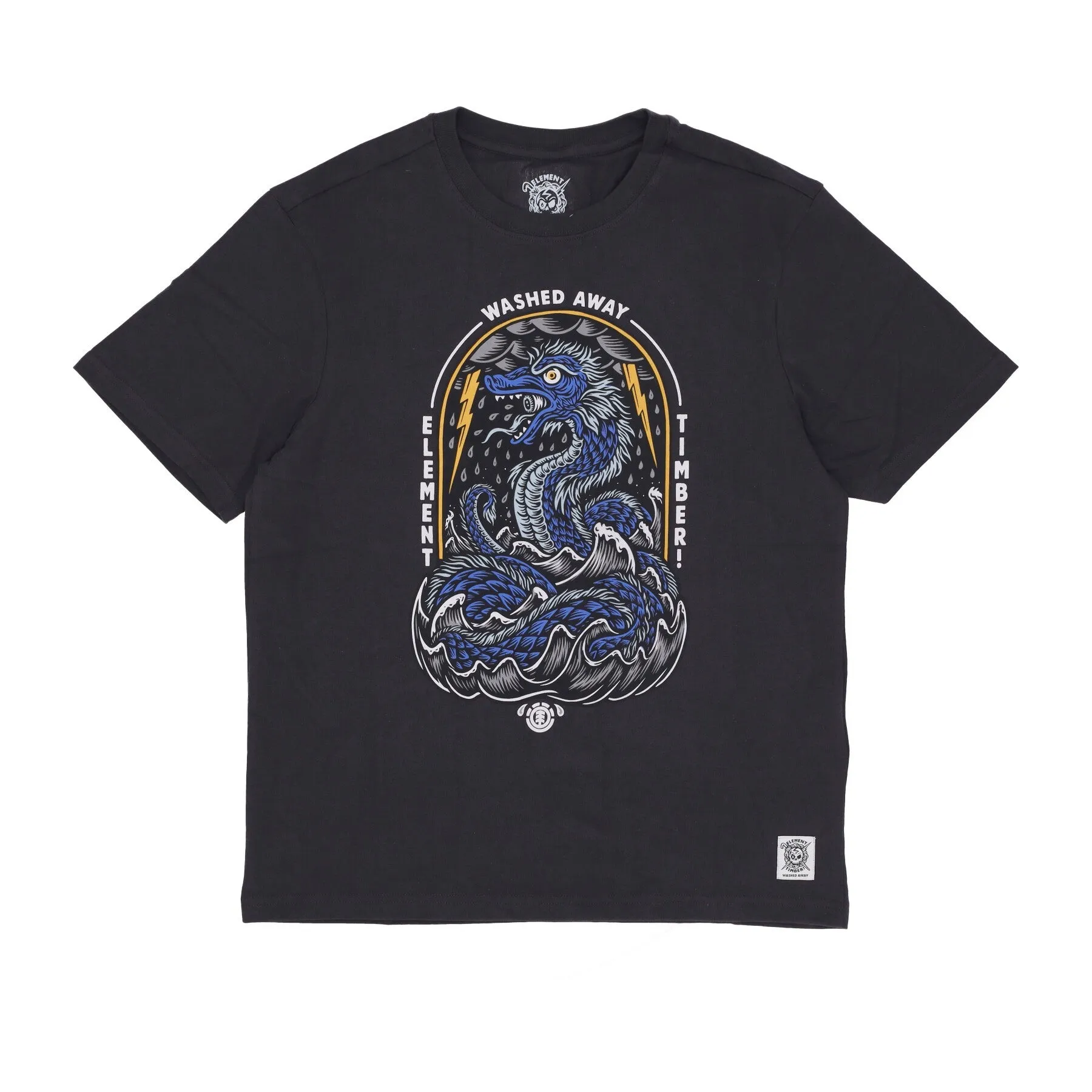 Maglietta Uomo From The Deep Tee X Timber Off Black