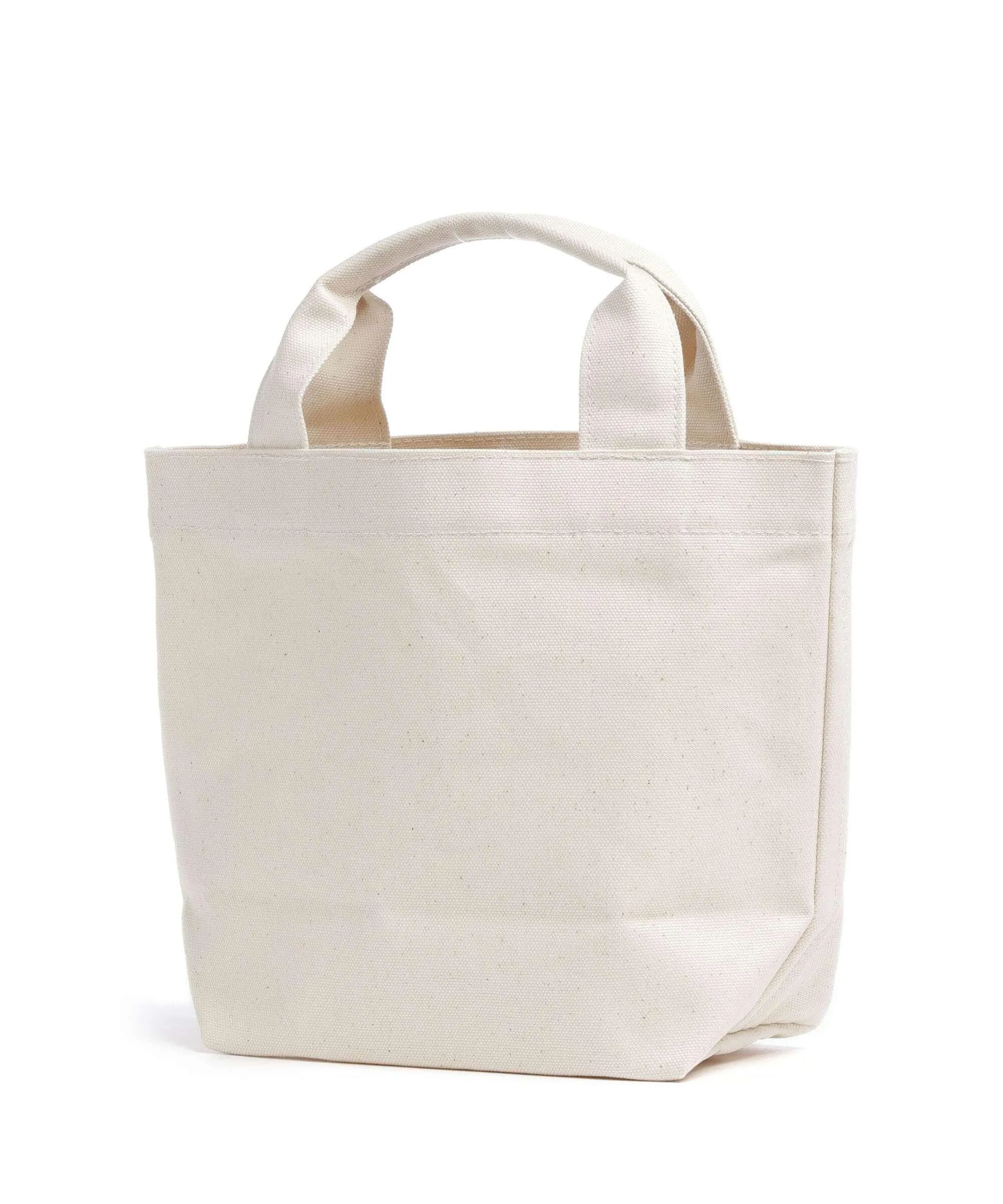  Marimekko Solid Mono Mini Borsa a mano cotone natura  