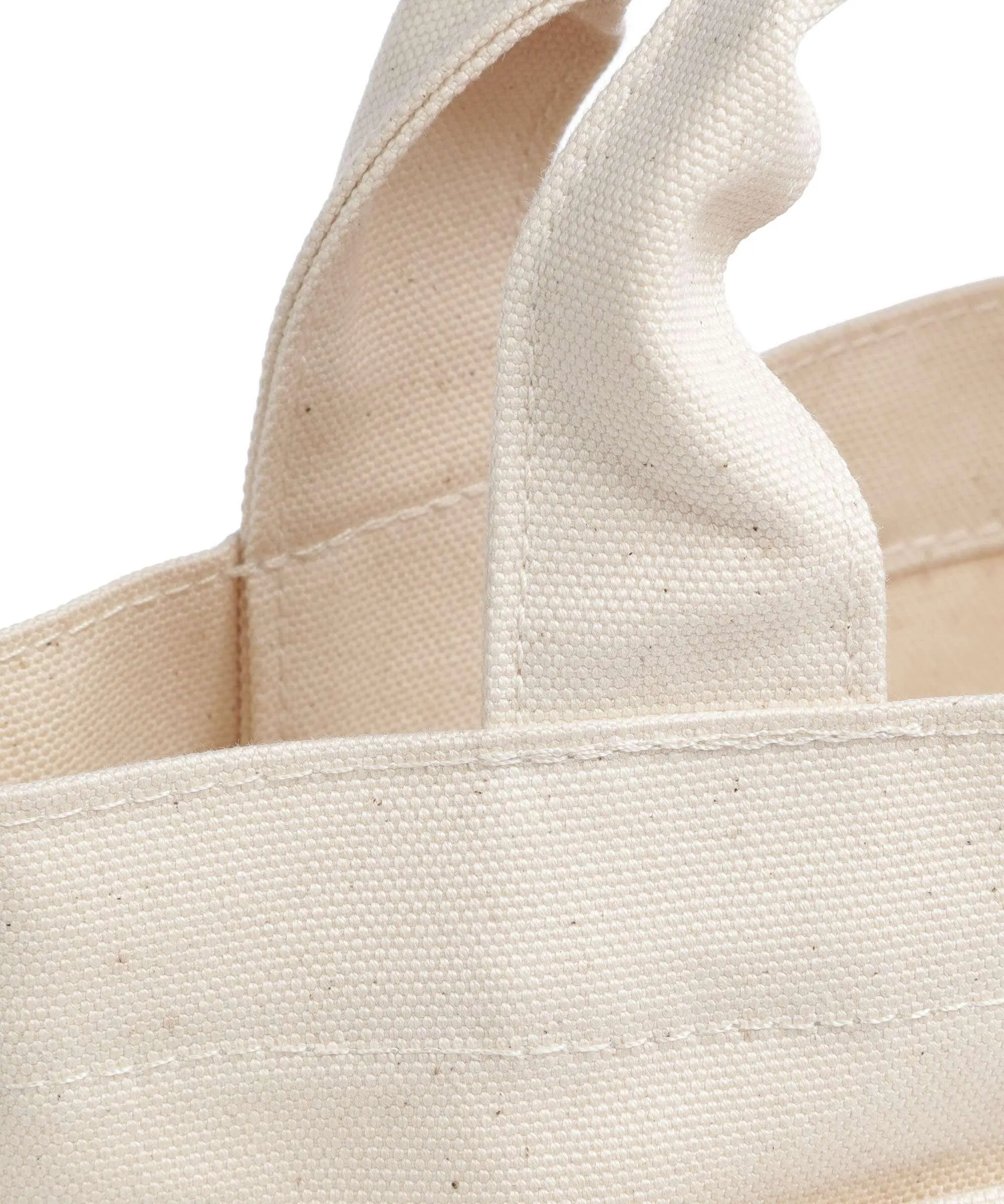  Marimekko Solid Mono Mini Borsa a mano cotone natura  