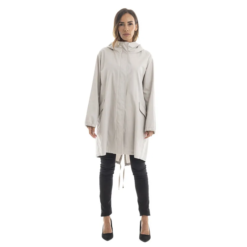 Max Mara Parka con cappuccio ghiaccio