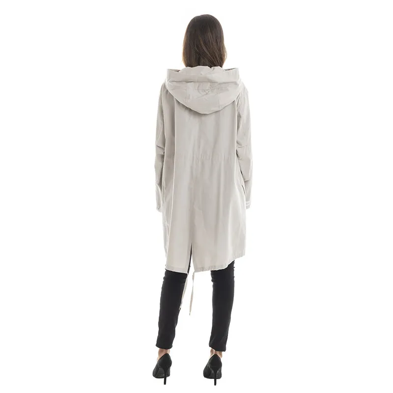 Max Mara Parka con cappuccio ghiaccio