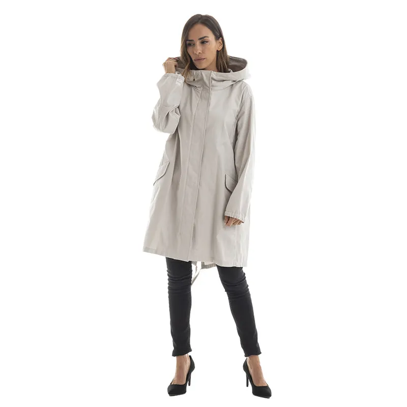 Max Mara Parka con cappuccio ghiaccio