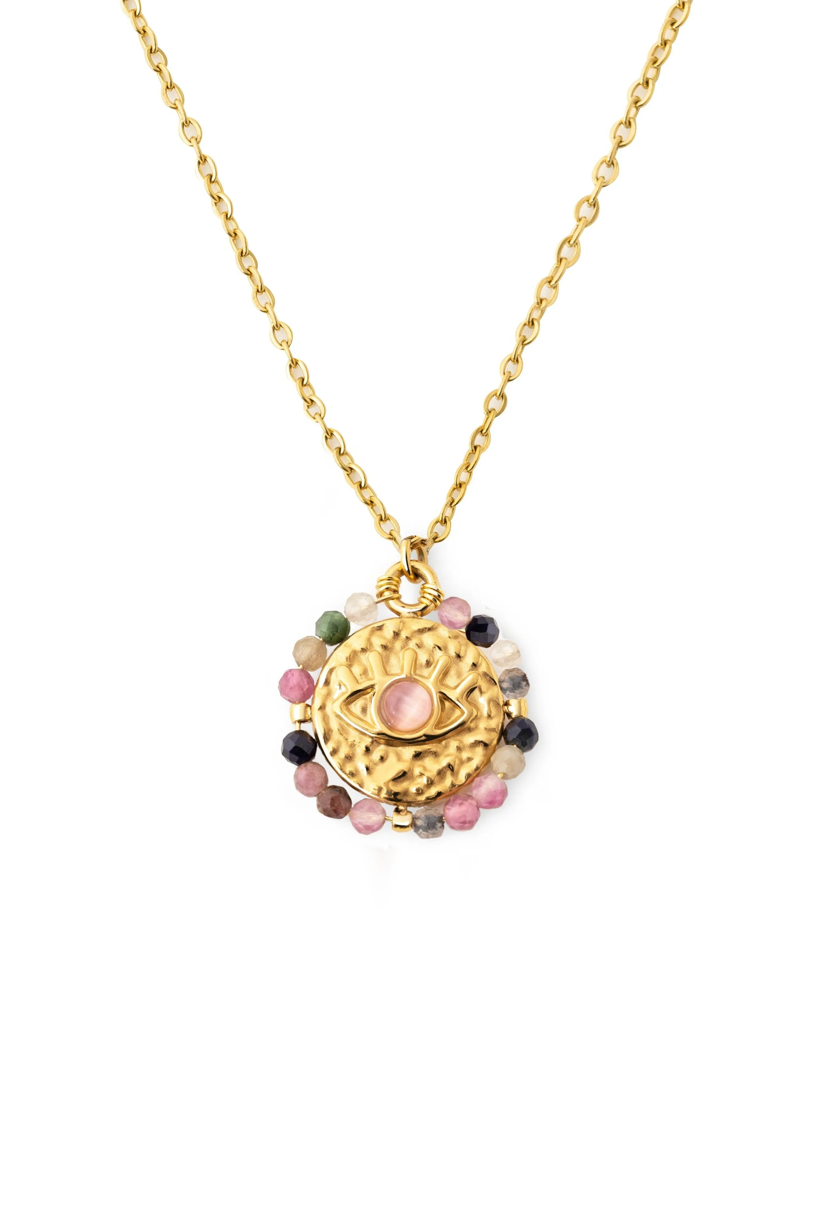 Medallion Stones Eye - Collana