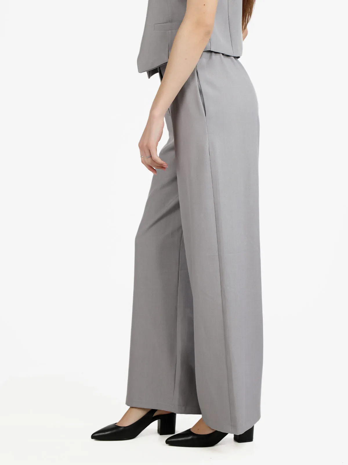 Melitea Pantalon palazzo élégant pour femme