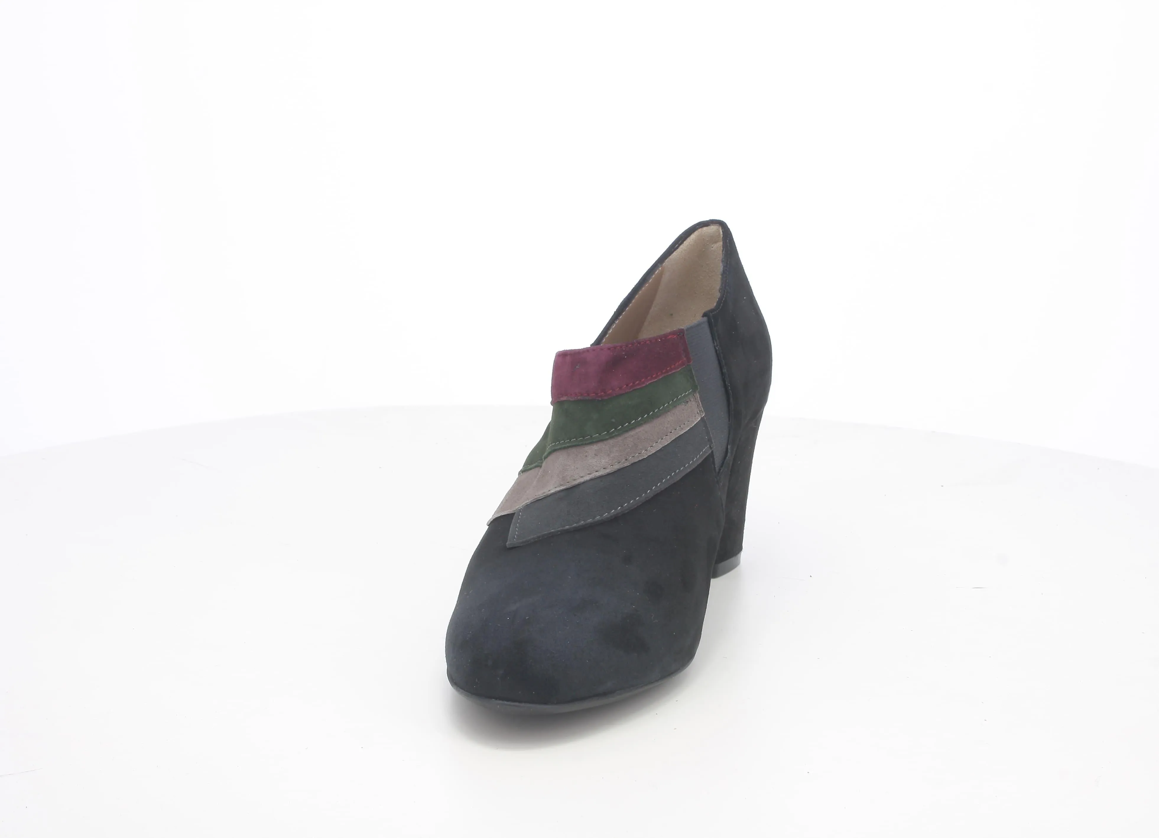 Melluso scarpe accollate senza stringhe camoscio