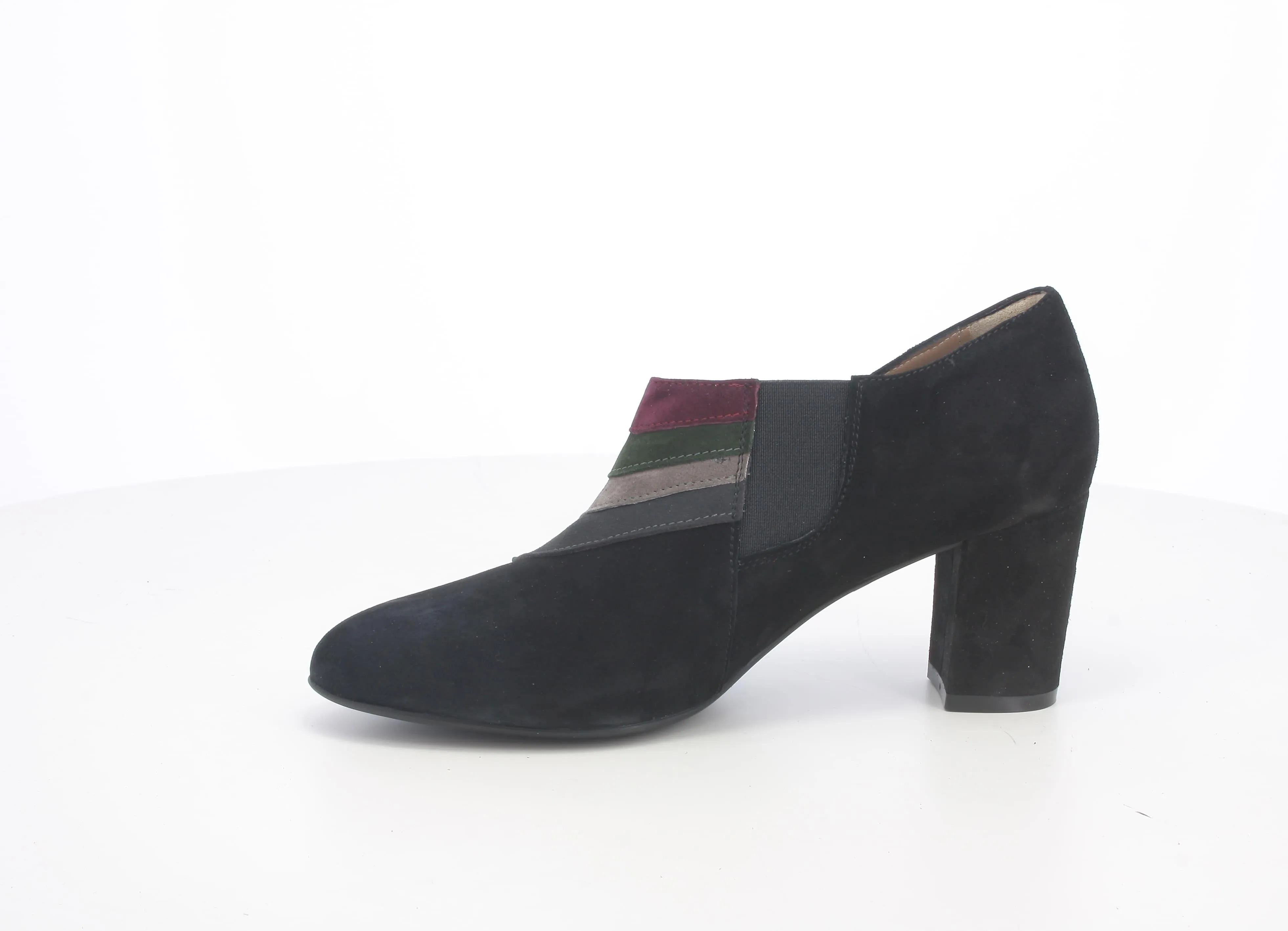 Melluso scarpe accollate senza stringhe camoscio