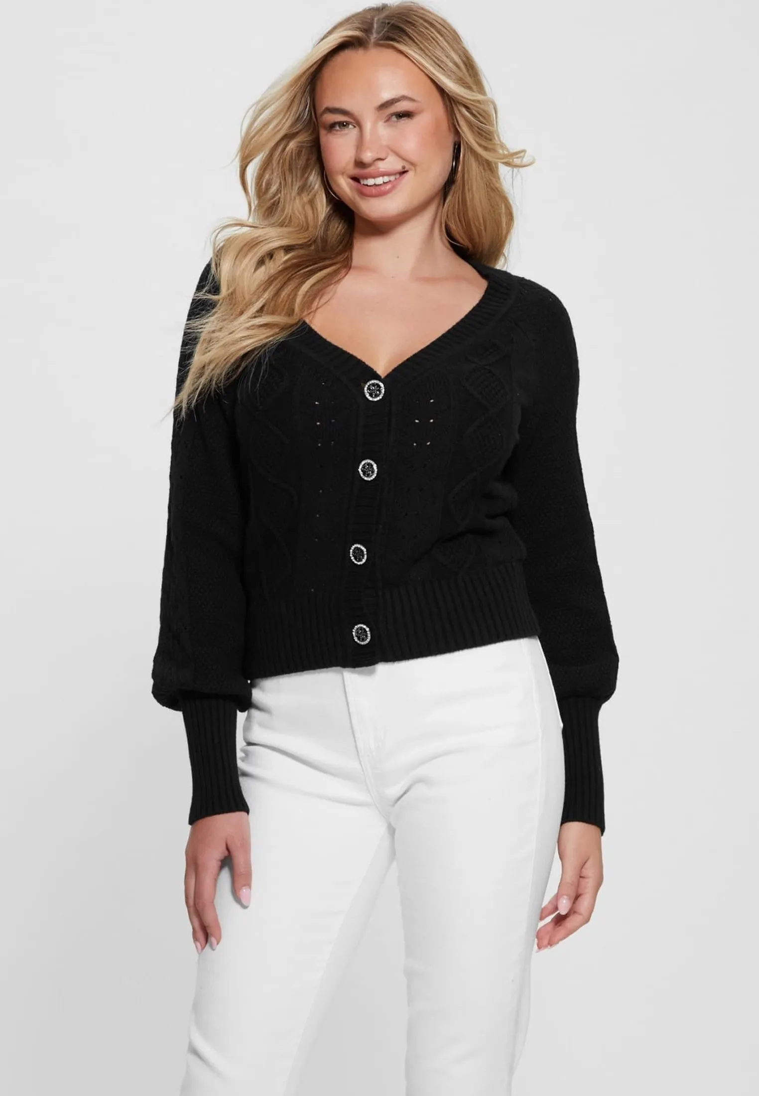 MIT ZOPFMUSTER - Cardigan