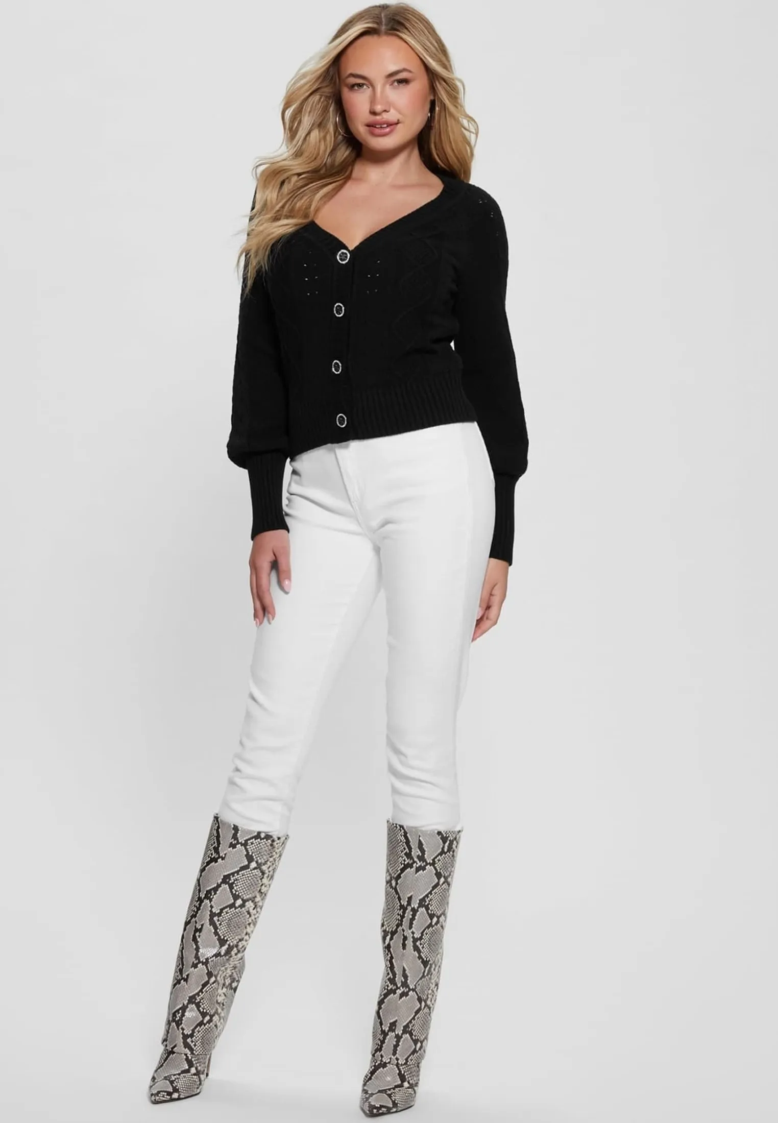 MIT ZOPFMUSTER - Cardigan