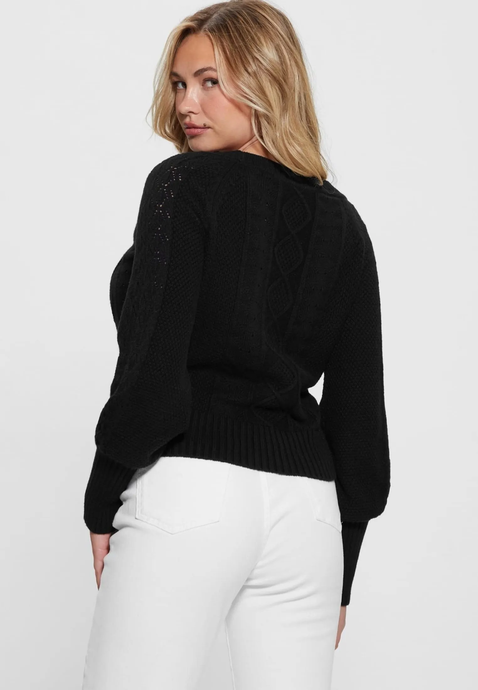 MIT ZOPFMUSTER - Cardigan