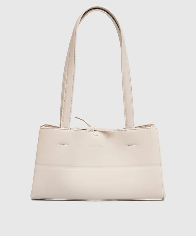 Nanushka Borsa tote Origami bianca con logo NW23RSBG02771