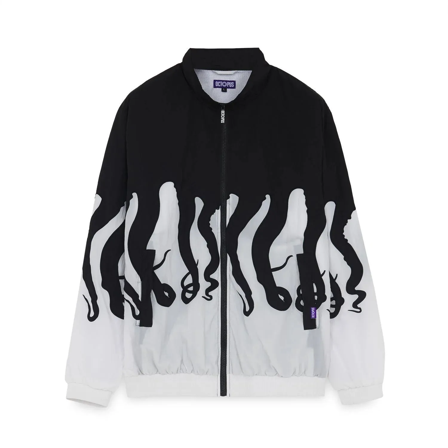 Octopus uomo felpa Original Track Top 24SOSZ01 Bianco/Nero