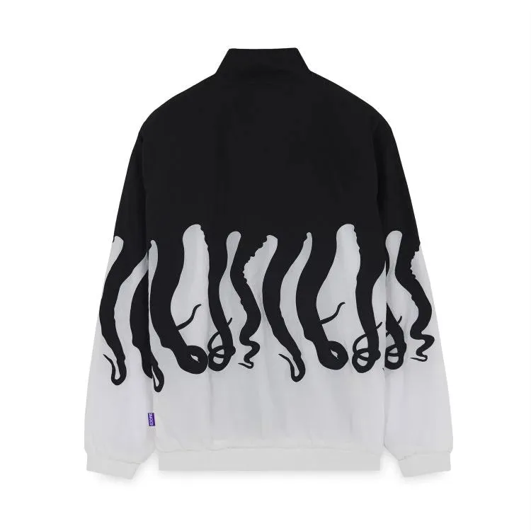 Octopus uomo felpa Original Track Top 24SOSZ01 Bianco/Nero