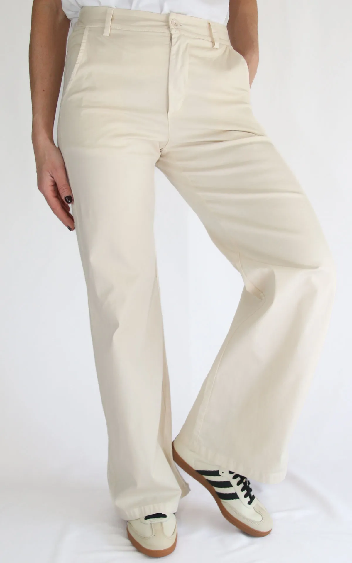 Off-on – Pantalone palazzo  Betty – Burro