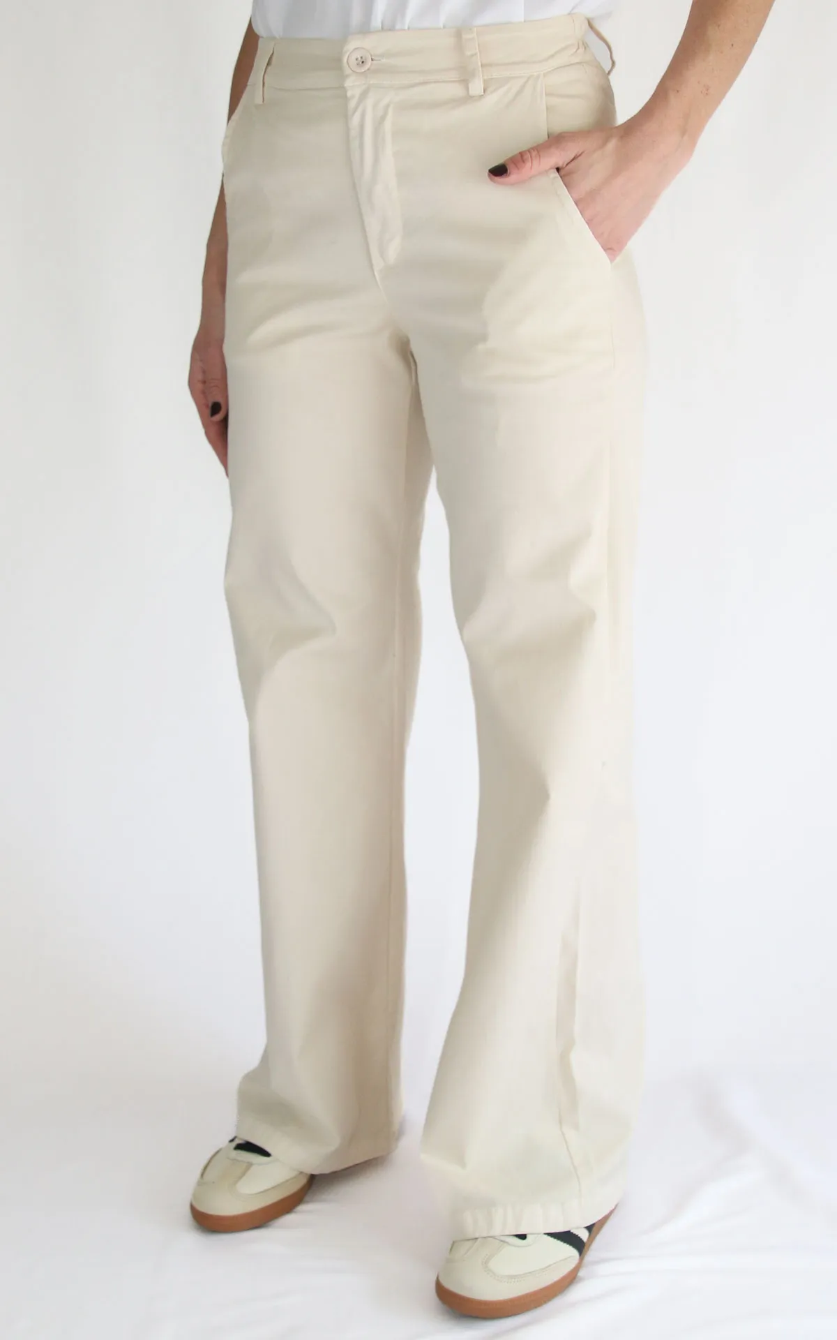 Off-on – Pantalone palazzo  Betty – Burro