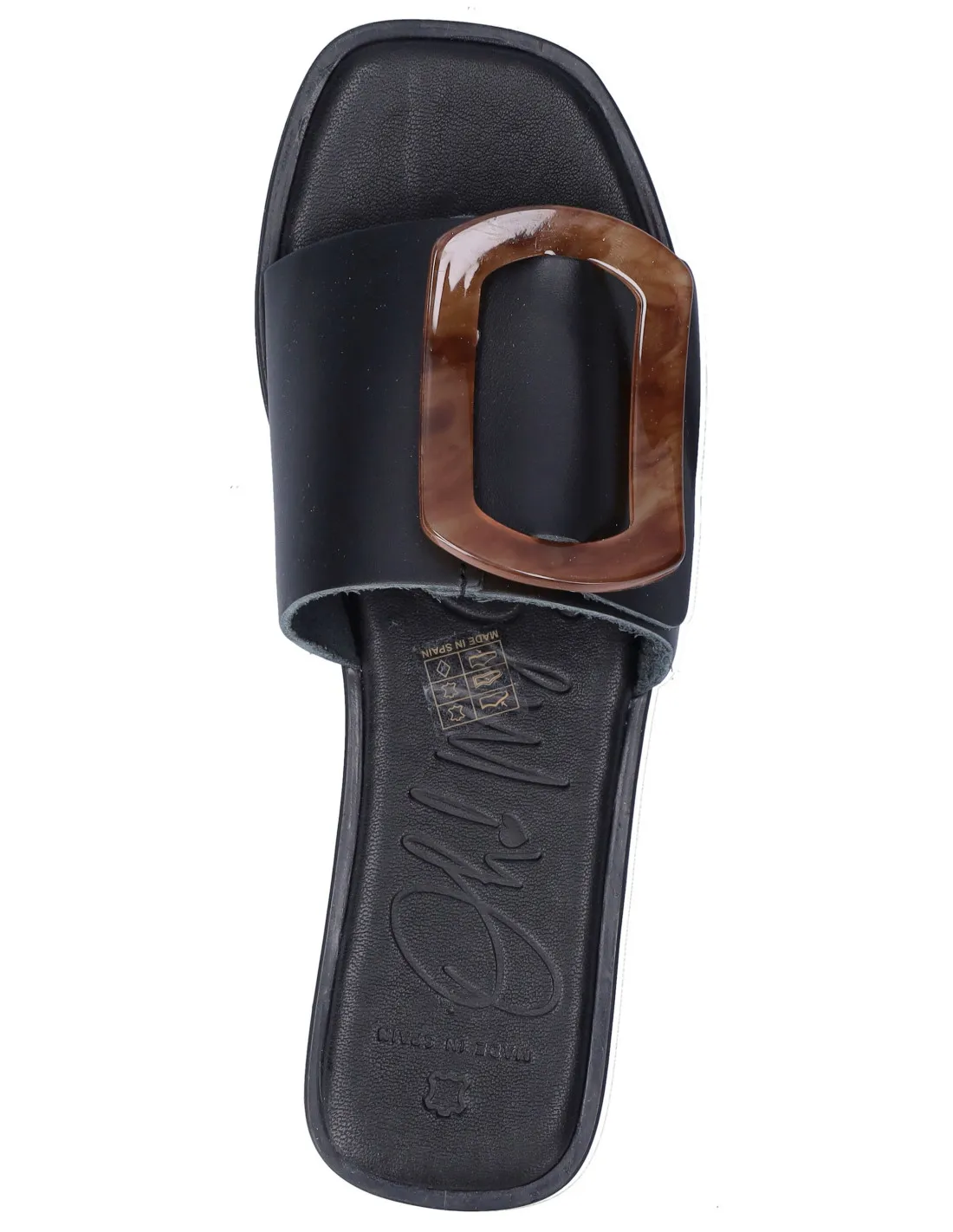 Oh My Sandals sandalo basso negro